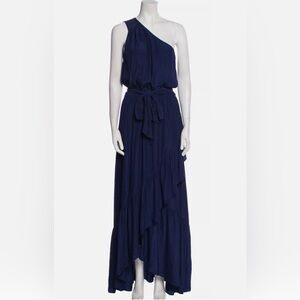 Ramy Brook Nicola Maxi Dress in Navy Size XL NWT